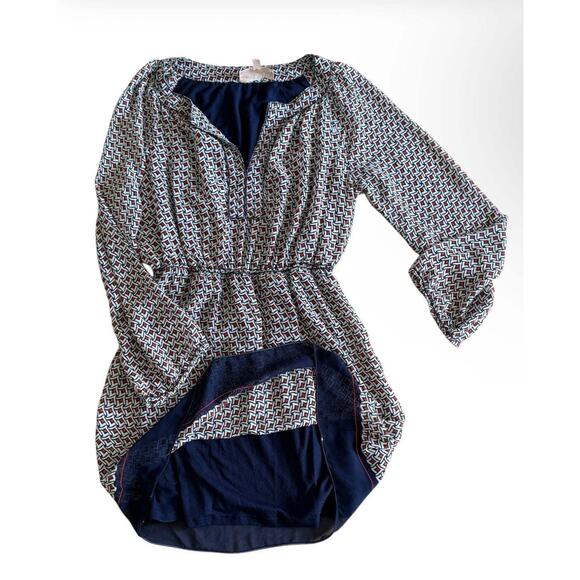 Philosophy Dress Geometric Patterned Long Sleeve Size Small - Picture 2 of 5